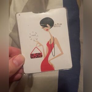 ❤️ Mi Torch Lady in Red Retro style Flashlight ❤️